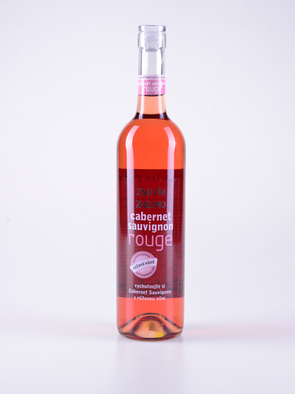 Rosé Cabernet Sauvignon, výběr z hroznů, polosladké, 2016 – Znovín
