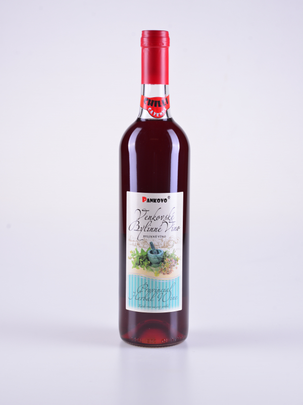 Venkovské bylinné víno, byliny a chilli cayenn pepper – Pankovo