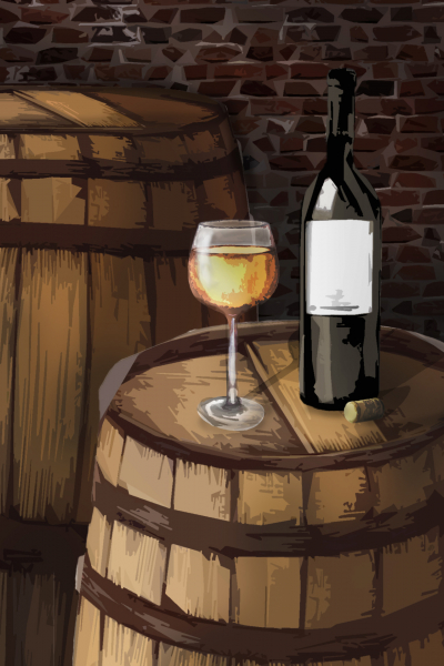 Sudové víno – CHARDONNAY, polosladké – Pompey House